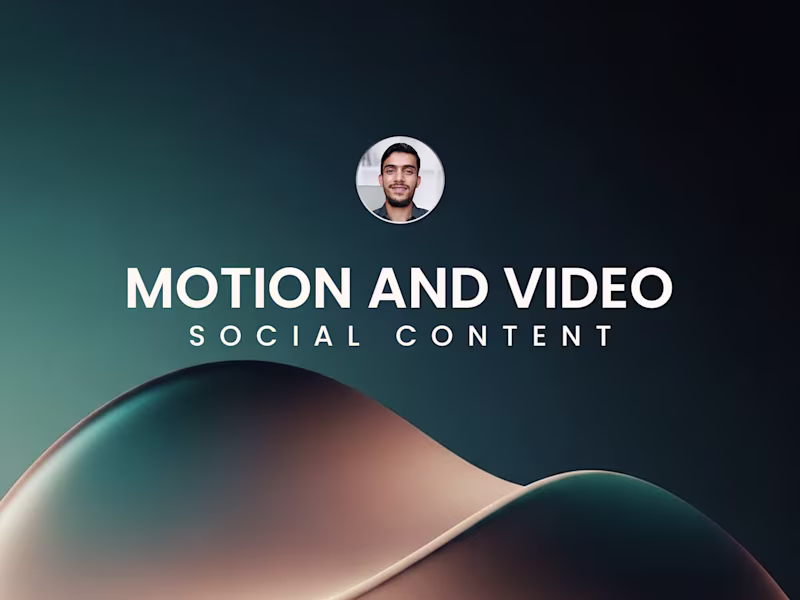 Cover image for Animated Social Media Posts, Short Videos
