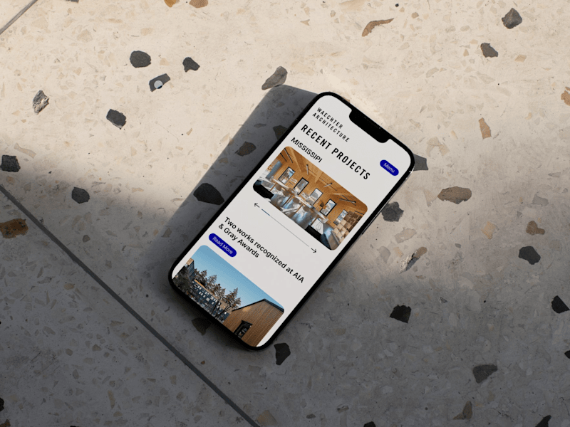 Cover image for Waechter Architecture Web Design