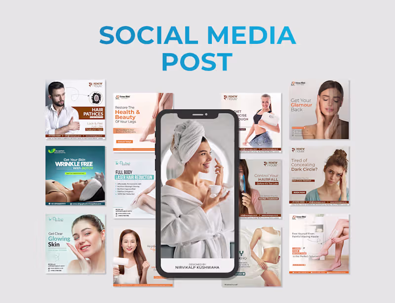 Cover image for SOCIAL MEDIA POST - DERMATOLOGIST on Behance