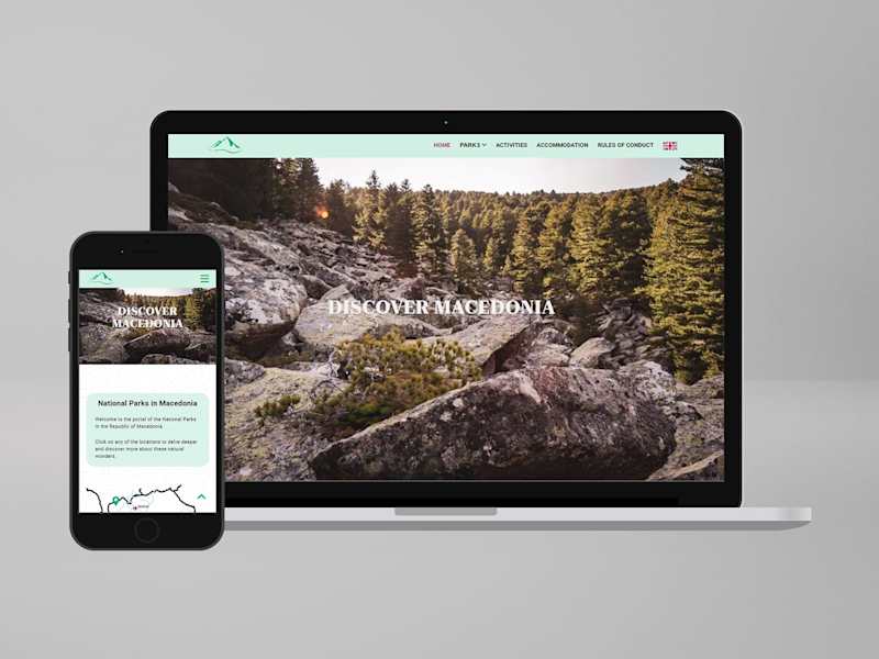 Cover image for NATIONAL PARKS MACEDONIA | WEB DESIGN & DEVELOPMENT