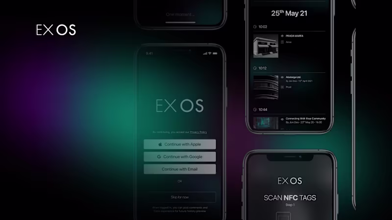 Cover image for Experience OS - The first in location  storytelling CMS App 