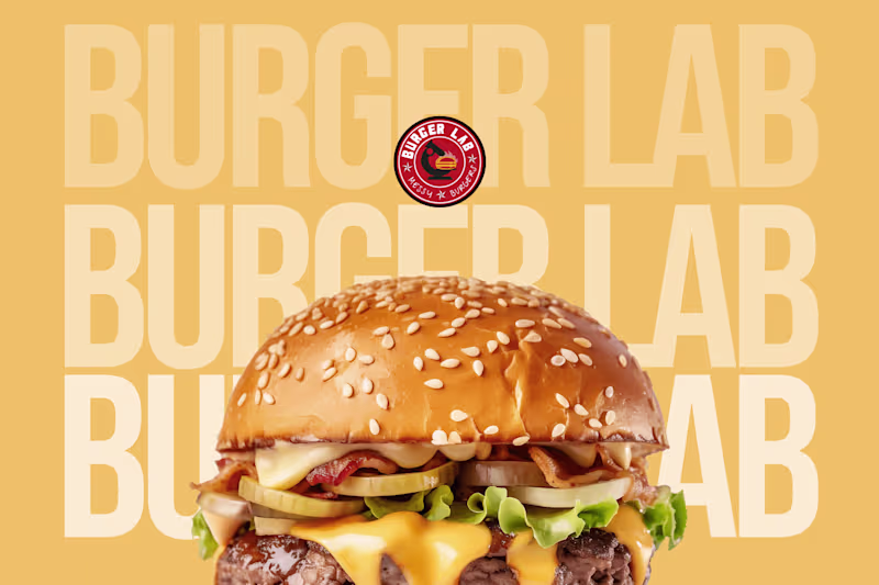 Cover image for Burger Lab - Branding and Website Design
