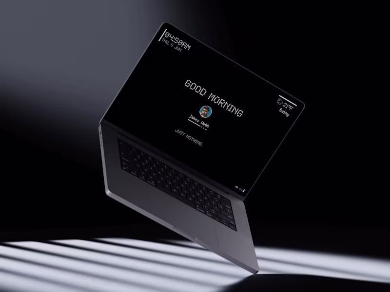 Cover image for LED Dot Matrix Lock Screen Design for Nothing Company