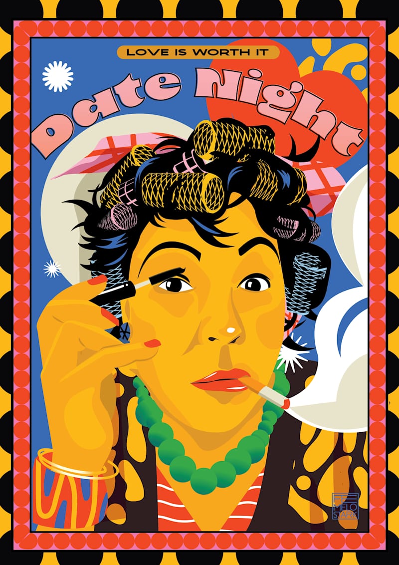 Cover image for Pop-Art Vector Poster – A Humorous Take on Getting Ready 
