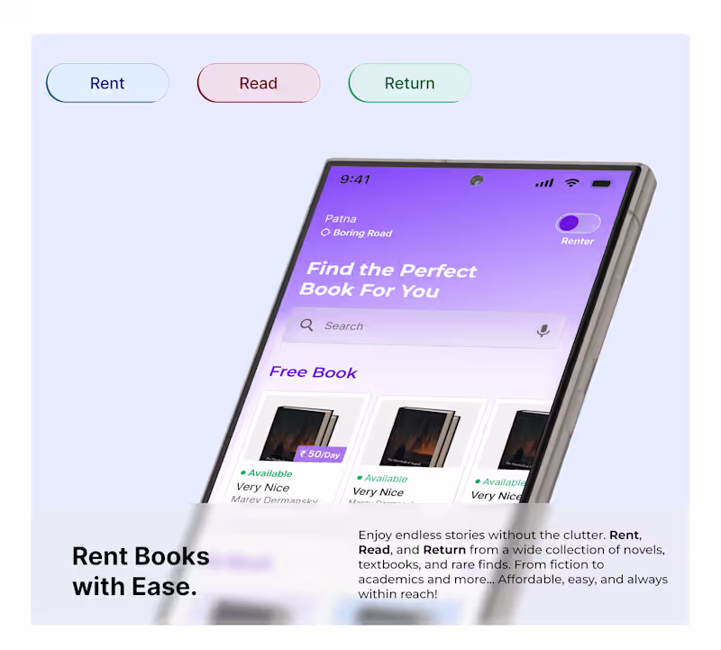 Cover image for ShelfShare- Book Renting App