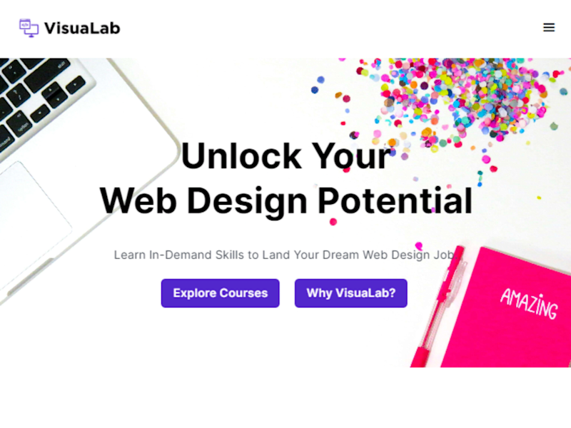 Cover image for Learn In-Demand Web Design Skills | VisuaLab Online Academy