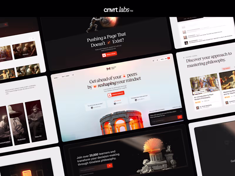 Cover image for Website & Landing Page Designs