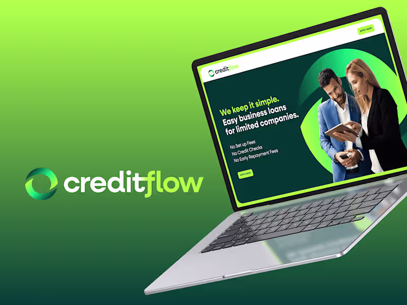 Cover image for Creditflow Branding and Website Design :: Behance