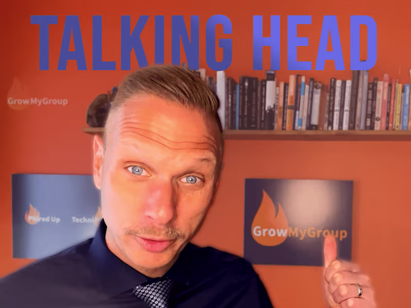 Cover image for Long Talking Head video for social media