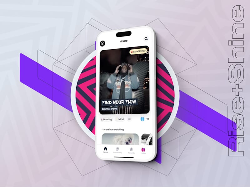 Cover image for Rise+Shine - MVP mobile prototype