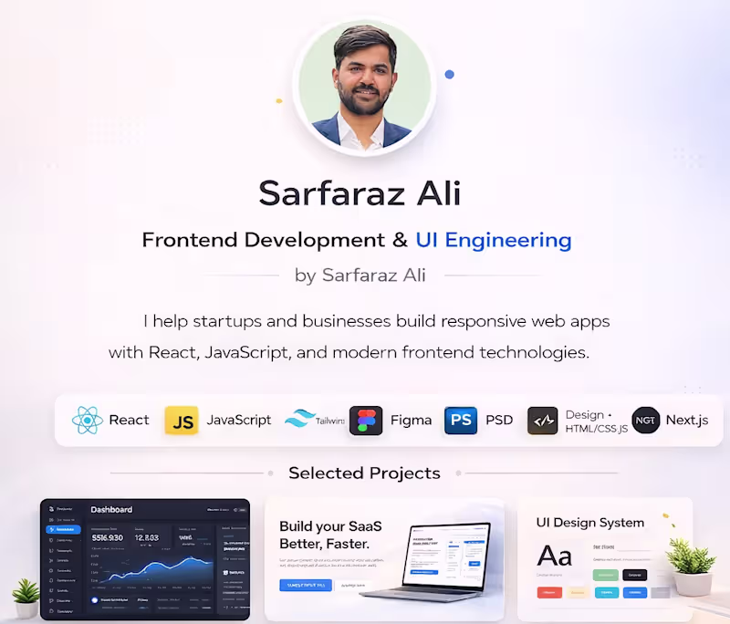 Cover image for Figma, PSD, Xd to code 