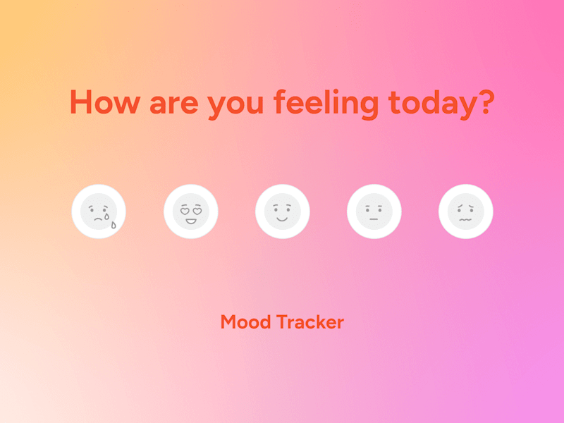 Cover image for Mood Selector Animation