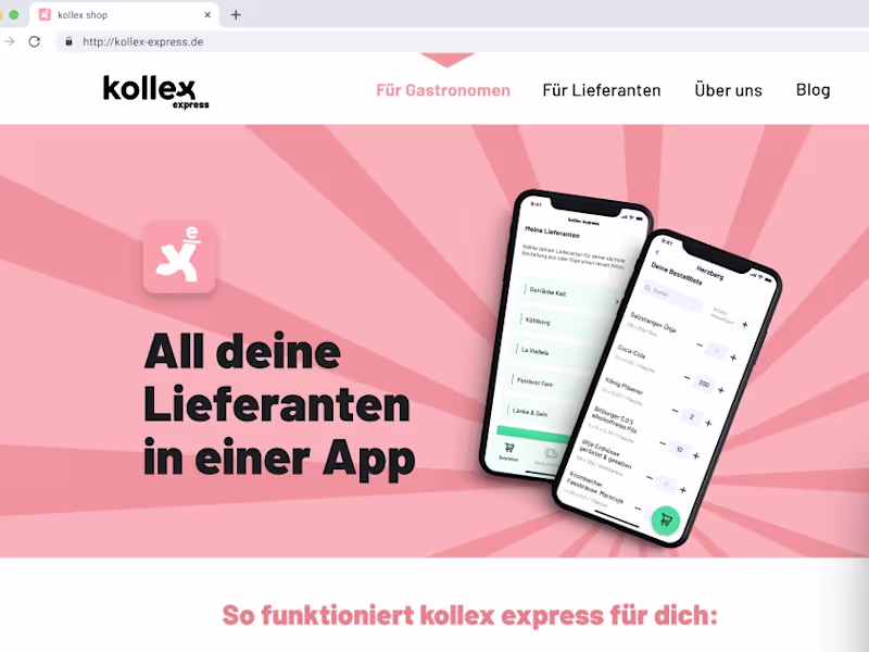 Cover image for kollex landing page