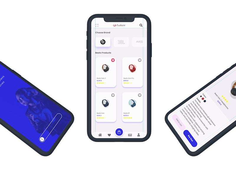 Cover image for Headphones Mobile App Design