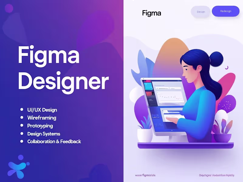 Cover image for Figma Desginer | Graphic Designer | UI/UX Designer / Redesigner