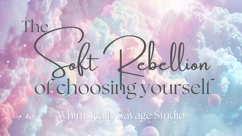 Cover image for Long-Form Feminine Narrative — “The Soft Rebellion of Choosi...