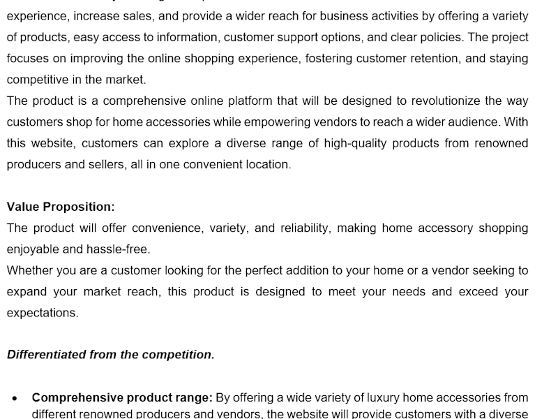 Cover image for A product requirement document (PRD) for an e-commerce startup