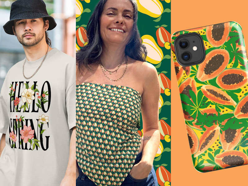 Cover image for Pattern Design for So Far So Good, a Canadian clothing brand.