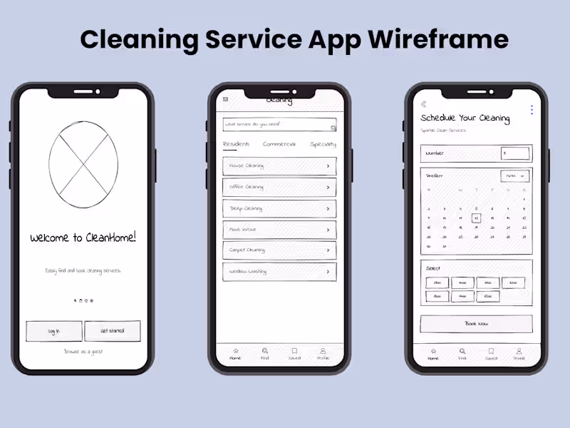 Cover image for Cleaning Service Application