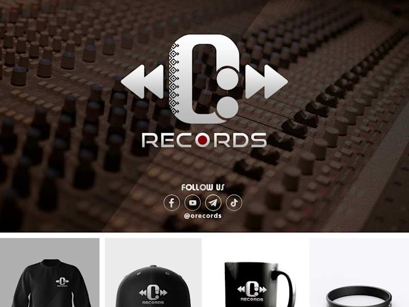 Cover image for O Records | Logo and Brand Identity Design