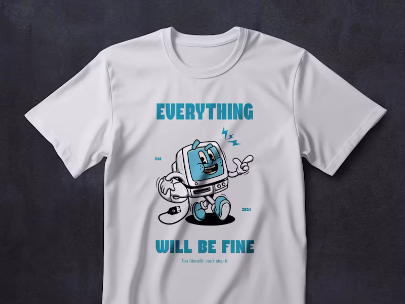 Cover image for Merch Design | Retro Illustration