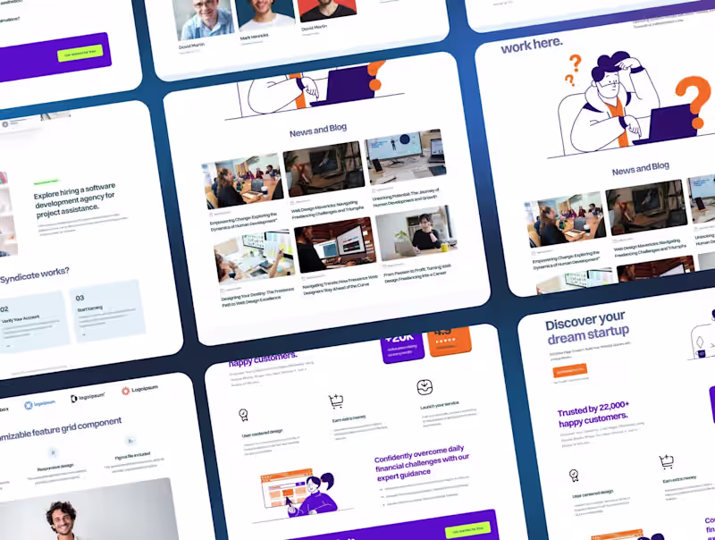 Cover image for Syndicate — Multilayout Saas Template