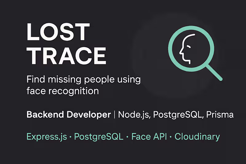 Cover image for Lost Trace Missing Persons API Development