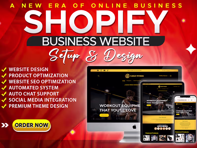 Cover image for Shopify Store for Dropshipping and Local Business