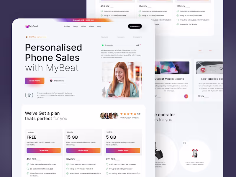 Cover image for High Converting Landing Page