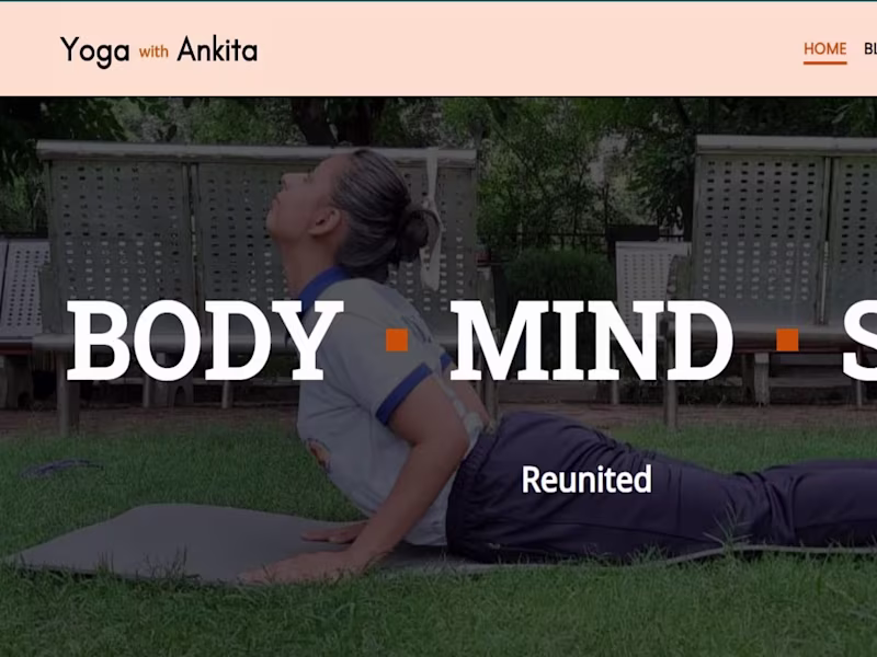 Cover image for Yoga With Ankita
