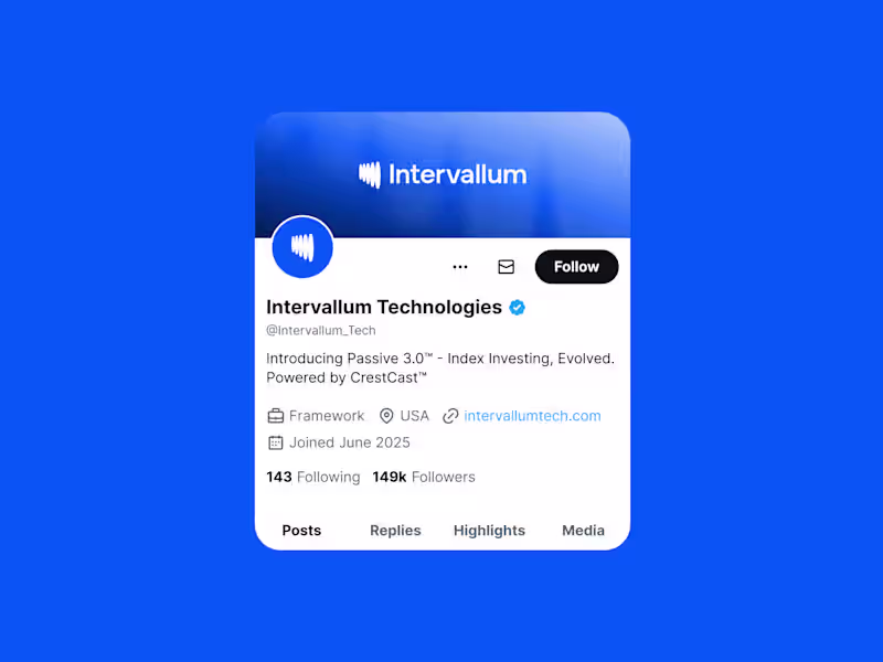 Cover image for Digital-First Brand Design for Intervallum Technologies