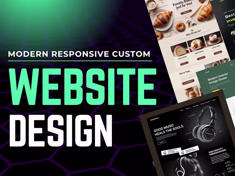 Cover image for Custom Website Design