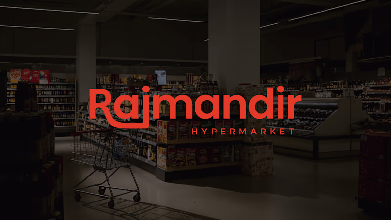 Cover image for Rajmandir Hypermarkets – Brand Identity Redesign