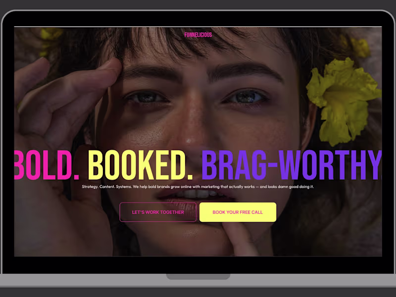 Cover image for One-page websites that POP OFF with personality