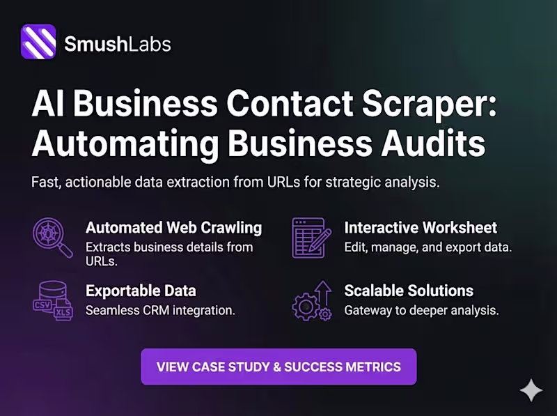 Cover image for AI Business Contact Scraper