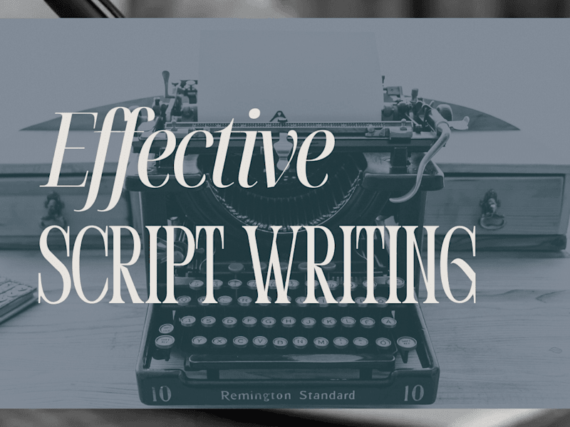 Cover image for Professional Scriptwriting Services