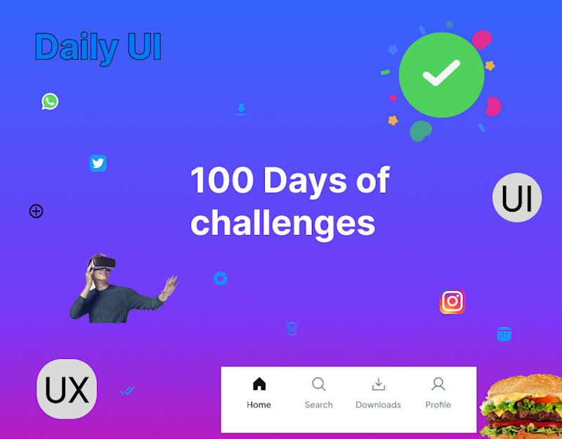 Cover image for Dribble UI challenges