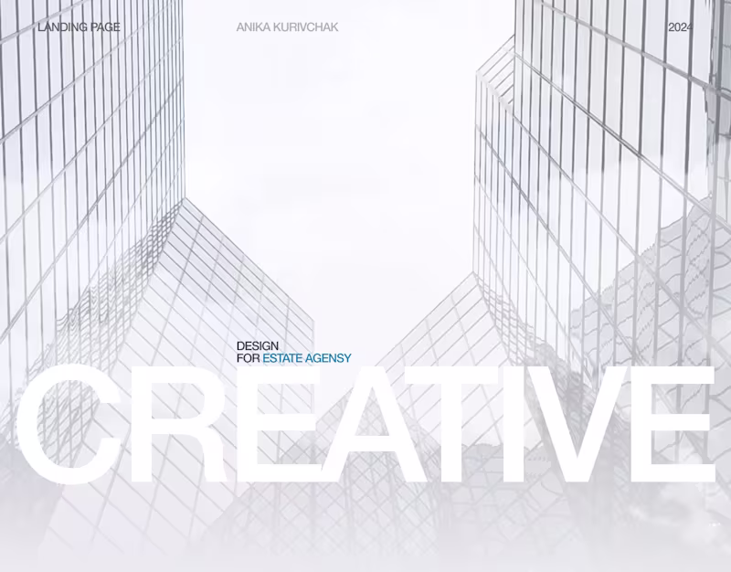 Cover image for Estate Agency | Landing Page