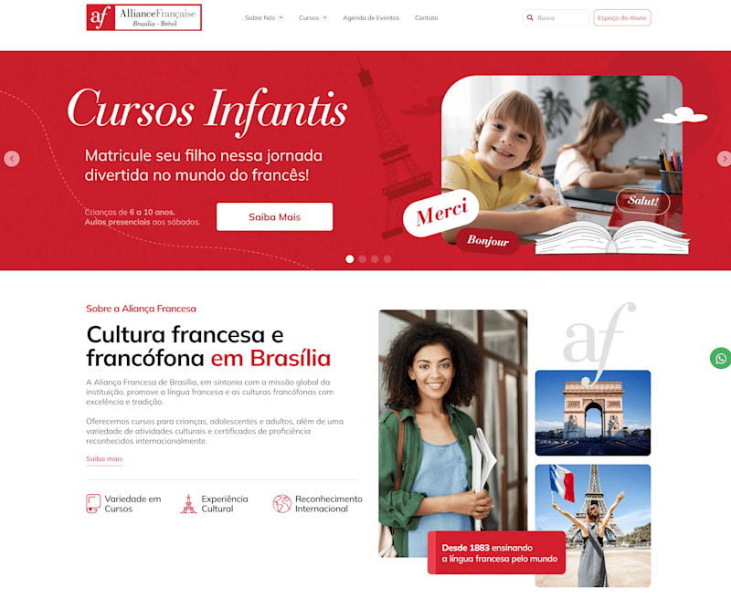 Cover image for WordPress Website for language school