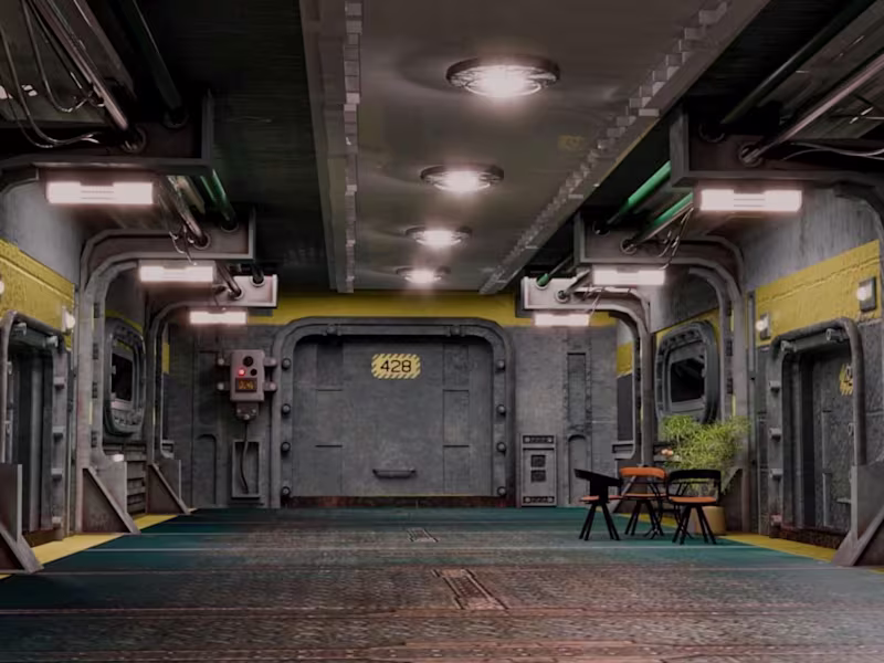 Cover image for Fallout vault 3D Game Environment 