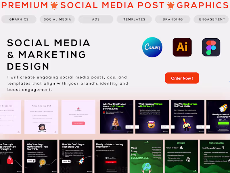 Cover image for  Social Media & Marketing Design