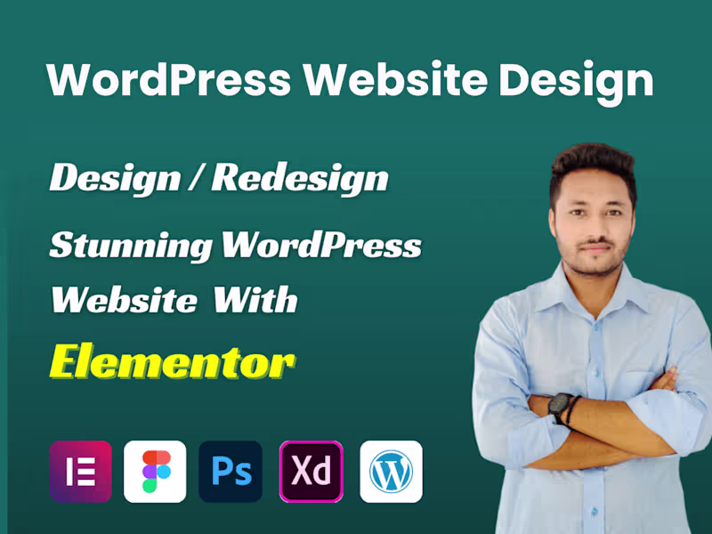 Cover image for I can design WordPress website using Elementor and Elementor Pro