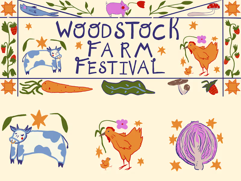 Cover image for The Woodstock Farmers' market celebrates