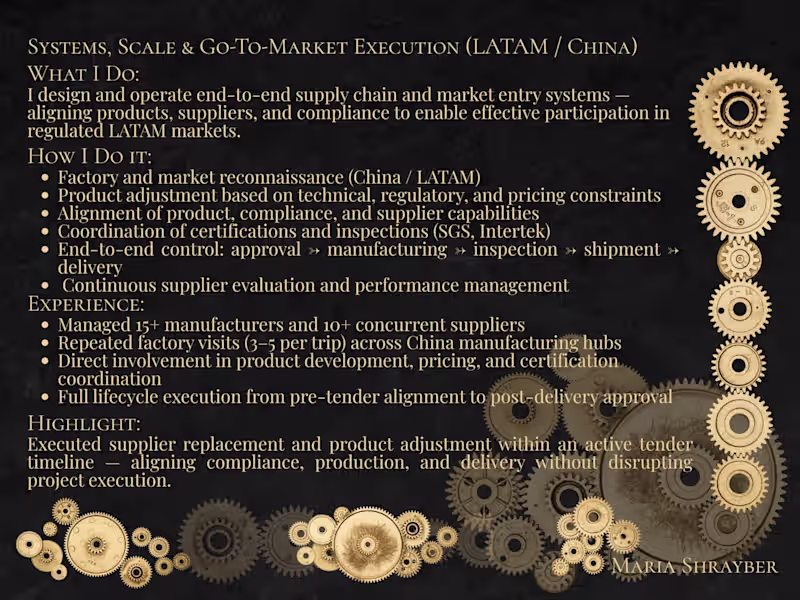 Cover image for Entering LATAM markets is not