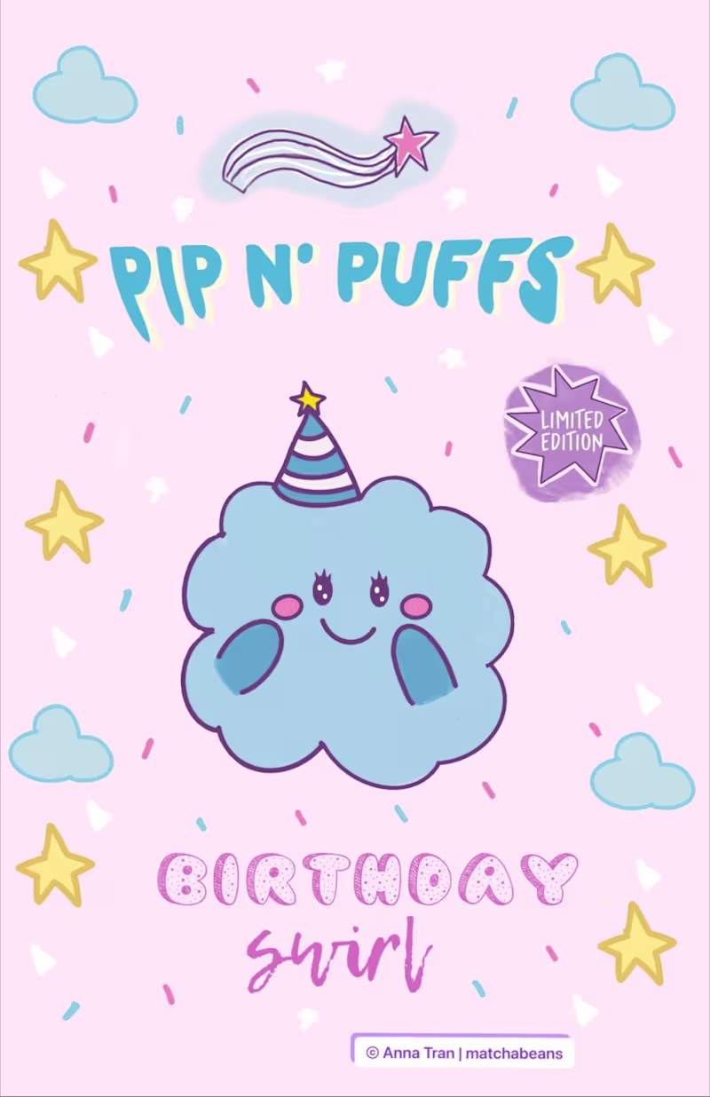 Cover image for Whimsical Branding and Packaging for Pip n’ Puffs