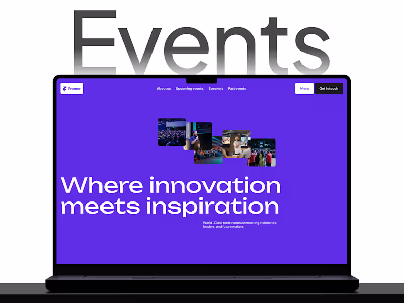 Cover image for Boost Event Engagement with Eventas: A No-Code Framer Template