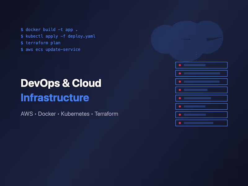 Cover image for DevOps & Cloud Infrastructure