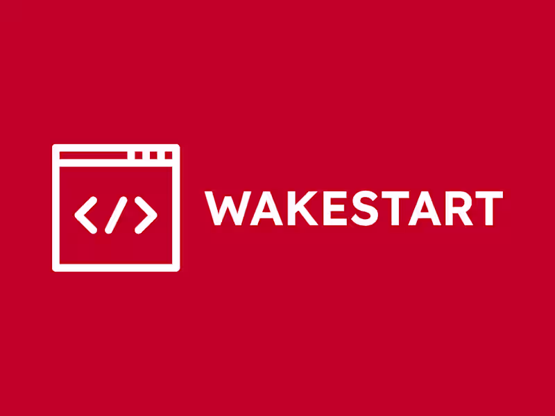 Cover image for Wakestart Company Website