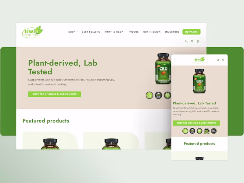 Cover image for Irwin Naturals