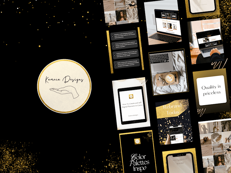 Cover image for Social Media Marketing & Copywriting Showcase | Kameca Designs